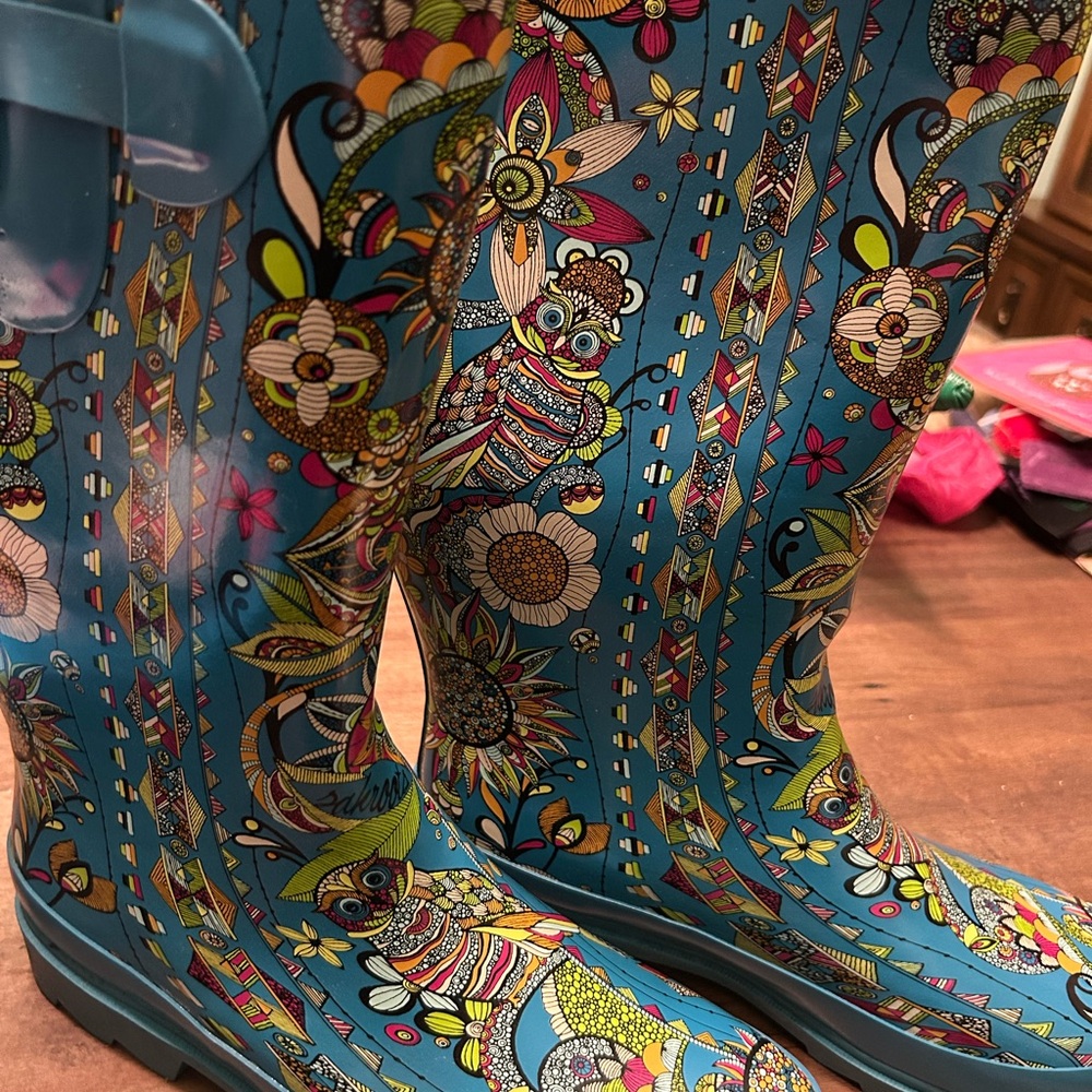 Sakroots Multicolor Floral Women's Rain Boots
